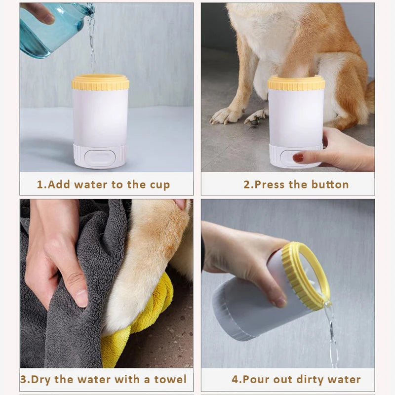 Semi-automatic Pet Paw Cleaner